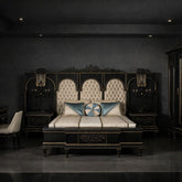 Luxury Royal King Size Bedroom Furniture Set β Complete Premium Antique Collection