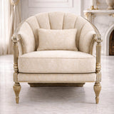 Luxury Classic Single Seater Sofa Chair – Premium Upholstered Accent Chair