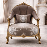 Luxury Antique Accent Chair – Royal Carving Lounge Chair