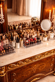 Luxury Classic Wooden Dressing Table with Mirror & Storage Drawers