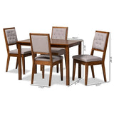 Compact dining table set for small spaces