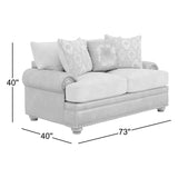 Brown and tan luxury sofa set in wooden interior