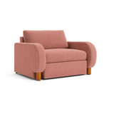 Contemporary pink accent chair for living room décor