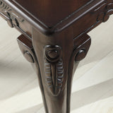Traditional wooden bedside table handcrafted design
