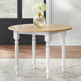 Compact teak wood dining furniture for kitchen space