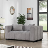 Luxury 3+2+1 seater teak wood sofa set for contemporary homes