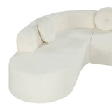 Contemporary cream sectional sofa design