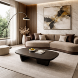Orvessa Oval Wood Coffee Table
