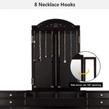 Elegant dressing table with storage drawers