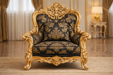 Royal Luxury Hand-Carved Wooden Sofa Set | Premium Classic Design (3+1+1)