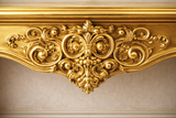 Imperial Gold Hand-Carved Luxury Console Table – Royal Finish