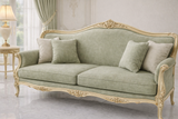 Royal Classic pastel Green Carved Sofa Set – Luxury Living Room Furniture (3+1+1)