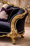 Antique Royal Gold Carved 3 Seater Sofa | Classic Luxury Design