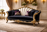 Antique Royal Gold Carved 3 Seater Sofa | Classic Luxury Design