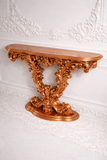 Versailles Royale Console Table – Rose Gold Edition