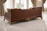 Luxury Classic 3 Seater Wooden Sofa | Royal Antique Finish