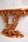 Versailles Royale Console Table – Rose Gold Edition