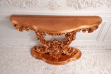 Versailles Royale Console Table – Rose Gold Edition