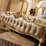Royal designer bed with premium upholstery