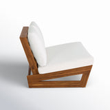 Premium wooden sofa handcrafted from teak wood