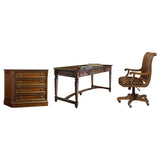 Luxury teak wood writing desk for home office and workspace