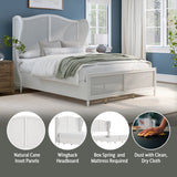 elegant french style cane bed