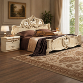 Luxury classic carved king size bed