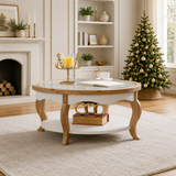 Premium solid teak wood center table for modern living room