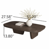 walnut finish center table living room