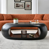 Designer oval coffee table for modern home interiors