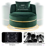 Premium velvet single seater accent chair