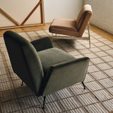 Premium teak wood accent chair for modern home decor