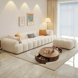 Contemporary round wood coffee table for modern living room