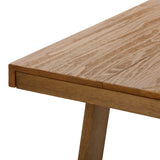 Natural teak wood dining furniture set
