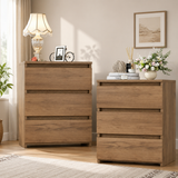 Modern wooden 3 drawer chest for bedroom
