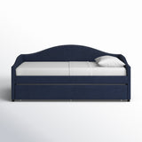 Premium teak wood upholstered daybed by Sky Rise Decor