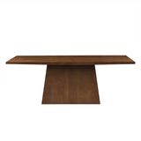 Luxury wooden dining table set for home