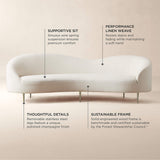 Elegant modern living room sofa made from teak wood