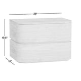 Premium wooden bedside cabinet made from solid teak wood