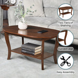 Premium teak wood entryway table with storage shelf