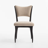 Luxury dining chair crafted from solid teak wood