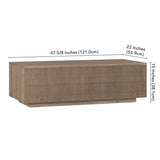 Stylish rectangular coffee table for living room