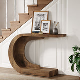 Premium teak wood console table contemporary furniture
