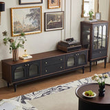 Modern media console sideboard cabinet by Sky Rise Decor