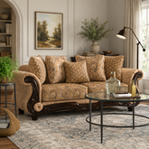 Luxury teak wood sofa for living room
