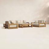 Luxury teak garden furniture set
