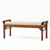 Solid teak wood bed bench for home décor