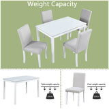 Sky Rise Decor dining table set front view
