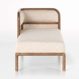 Premium cane and teak wood bench furniture