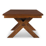 Wooden dining table set for modern home decor